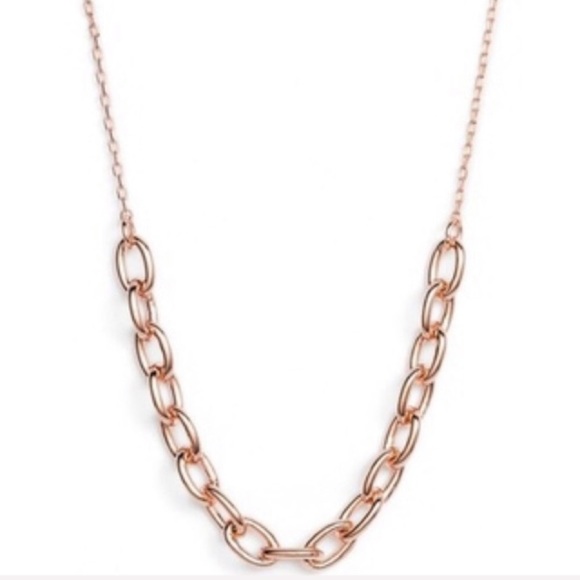 NWT Kate ♠️ Rhodium plated RoseGold tone necklace - Picture 6 of 6